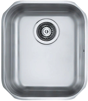Фото товара: ALVEUS VARIANT 40 SAT-90, мойка, нержавеющая сталь сатин (в комплекте с сифоном 1130550)