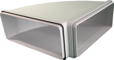 Детальное фото товара: Faber воздуховод горизонтальный угловой CRO90 (220х90 мм)