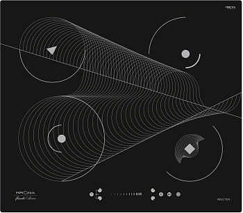 Krona MERIDIANA 60 BL Фото товара: Krona MERIDIANA 60 BL индукционная поверхность