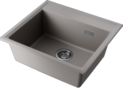 Omoikiri Daisen 57-GR, мойка, гранит, leningrad grey Детальное фото товара: Omoikiri Daisen 57-GR, мойка, гранит, leningrad grey