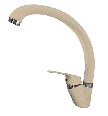 Детальное фото товара: GranFest 3323, смеситель, мрамор, кашемир