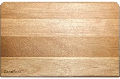 Детальное фото товара: GranFest доска разделочная 385х250, бук