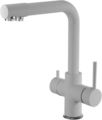 Детальное фото товара: GranFest GF-Z-5423, смеситель, гранит, серый