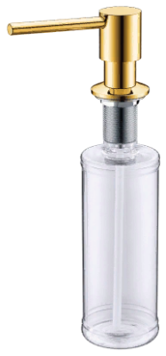 ALVEUS PLUM 0,32L BRONZE, дозатор для моющего средства, бронза