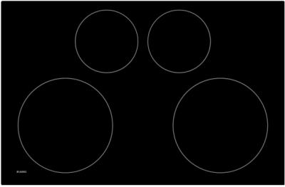 Фото товара: ASKO HI2841FBG1 индукционная поверхность