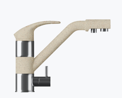 Детальное фото товара: Polygran Дуо, смеситель, опал 328