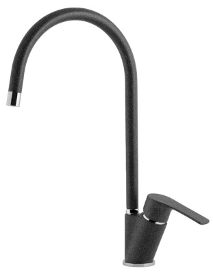 Детальное фото товара: GranFest 5023, смеситель, мрамор, графит