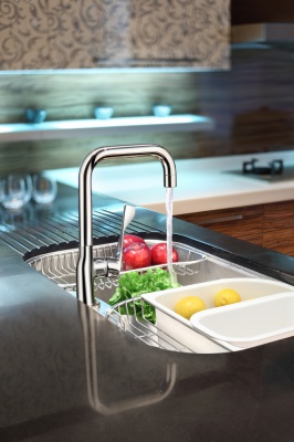 Детальное фото товара: Oulin OL-330(F&P), мойка, нержавеющая сталь сатин