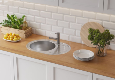 Детальное фото товара: Omoikiri Kasumigaura 65-IN, мойка, нержавеющая сталь