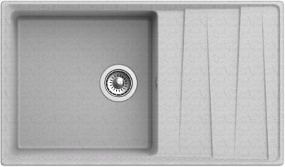 Детальное фото товара: GranFest LEVEL GF-LV-860L, мойка, мрамор, серый