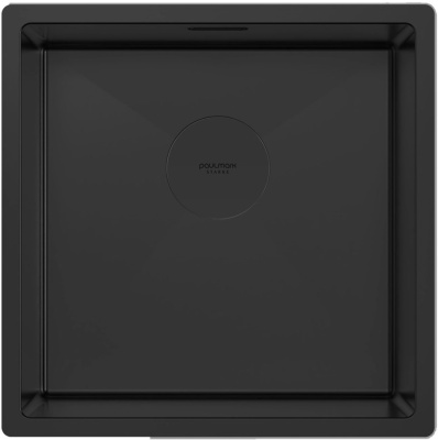 Детальное фото товара: Paulmark NEXT 44 UNI, мойка, нержавеющая сталь, матовый черный