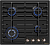 Фото товара: Maunfeld EGHE.64.63CB.R/G газовая поверхность