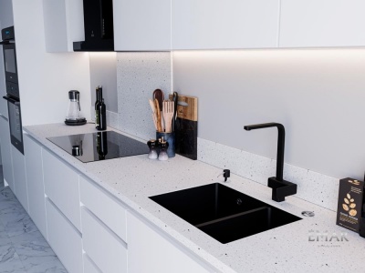 Emar EMQ-2665.PL, мойка, гранит, морион Детальное фото товара: Emar EMQ-2665.PL, мойка, гранит, морион