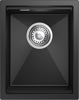 Фото товара: Rivelato LINO LN-354 nero, мойка, гранит, чёрный