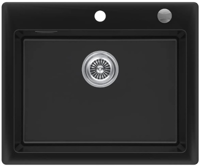 Детальное фото товара: KUCHENSTERN TOPKERAM 60, мойка, керамика, керамический черный