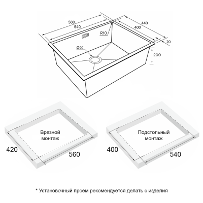 Схема встраивания
