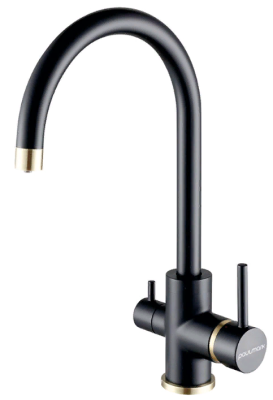 Детальное фото товара: Paulmark ESSEN, смеситель, антрацит/бронза