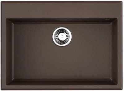 Детальное фото товара: Omoikiri Tedori-68-DC, мойка, гранит, темный шоколад
