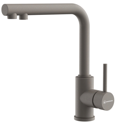 Детальное фото товара: Omoikiri Nakagawa 2 Plus-GR, смеситель, гранит, leningrad grey