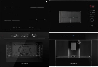Детальное фото товара: KUPPERSBERG ICS 612 + HF 603 B + HMW 650 BL + KCM 182 BLACK