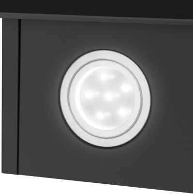 Детальное фото товара: Maunfeld CASCADA PUSH 50 Glass Black