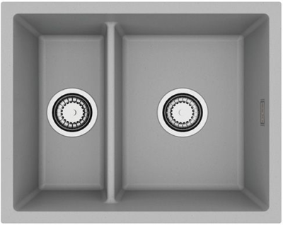 ALVEUS OMNI 50 GRANITAL CONCRETE-G81, мойка, гранит, серый (в комплекте с сифоном 1150202)