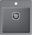 Детальное фото товара: GranFest URBAN 245, мойка, гранит, темно-серый