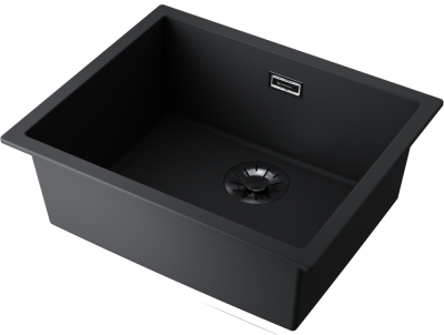 Детальное фото товара: Omoikiri Yamakawa 55-U/I-GB, мойка, керамика, графит