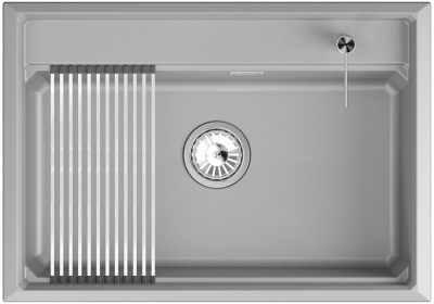 GRANULA 7301i мойка, гранит, алюминиум