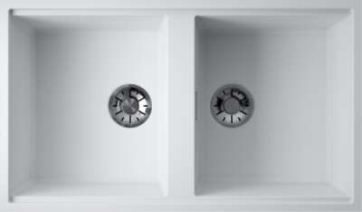 Omoikiri Kitagawa 83-2-U-WH, мойка, керамика, белый