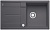 Фото товара: Blanco Metra 5S, мойка, гранит, темная скала с клапаном-автоматом