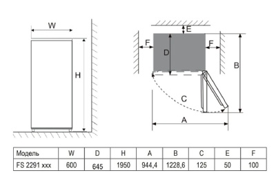 Evelux FS 2291 DX Детальное фото товара: Evelux FS 2291 DX