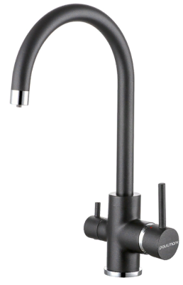 Детальное фото товара: Paulmark ESSEN, смеситель, гранит, черный металлик