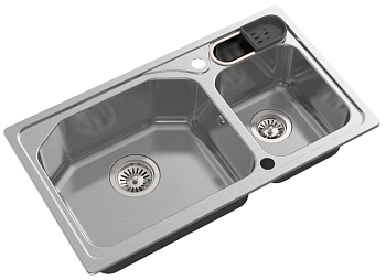 Фото товара: Oulin OL-H9818 (F&P), мойка, нержавеющая сталь