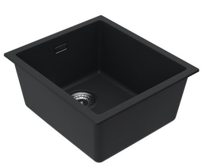 Детальное фото товара: ALVEUS OMNI 10 GRANITAL DEEP BLACK-G90, мойка, гранит, темно-черный (в комплекте с сифоном 1145083)