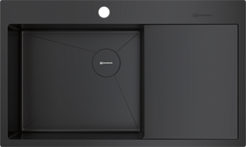 Фото товара: Omoikiri Akisame 86-L Side-GB, мойка, нержавеющая сталь, чаша слева