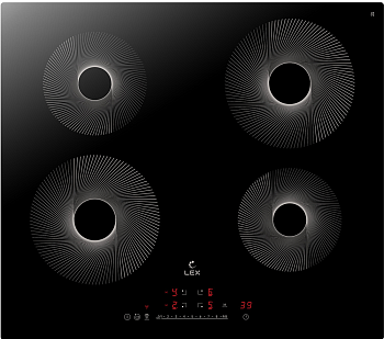 Фото товара: LEX EVI 640 R1 I BL индукционная поверхность