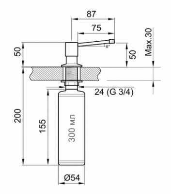 Схема встраивания