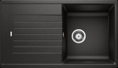 Детальное фото товара: Blanco Zia 5S, мойка, гранит, черный