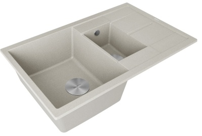 Paulmark FLUGEN 60/1,5, мойка, гранит, серый Детальное фото товара: Paulmark FLUGEN 60/1,5, мойка, гранит, серый