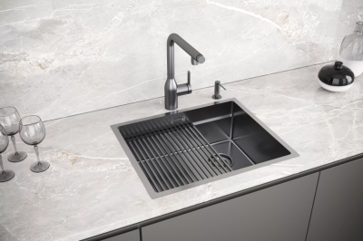 Paulmark VIPER, смеситель, вороненая сталь    Детальное фото товара: Paulmark VIPER, смеситель, вороненая сталь