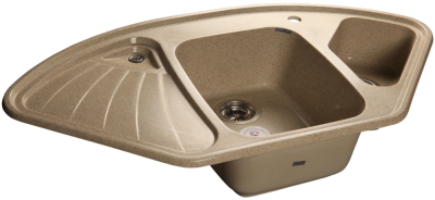 Детальное фото товара: GranFest CORNER GF-C-1040 E, мойка, мрамор, песок