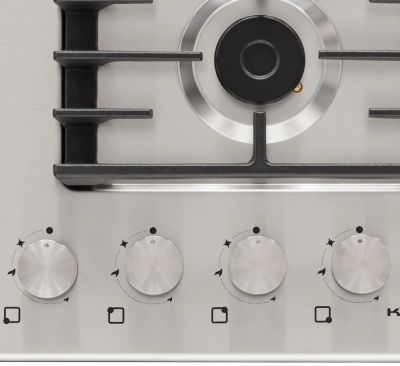 Детальное фото товара: Krona HAGEL 60 IX W газовая поверхность