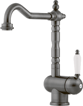 Фото товара: Omoikiri Kyoto-SI, смеситель, античное серебро