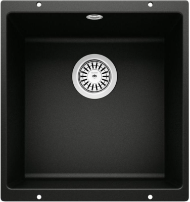 Blanco Rotan 400-U, мойка, гранит, черный