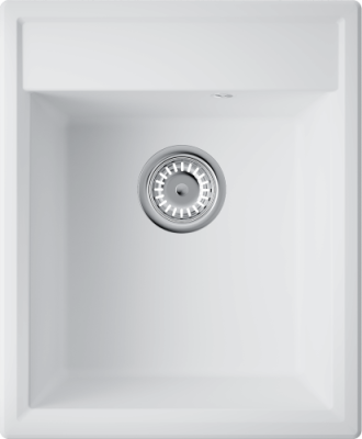 Детальное фото товара: Omoikiri Daisen 42-WH, мойка, гранит, белый