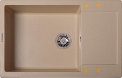 Детальное фото товара: Zigmund & Shtain RECHTECK 780.490, мойка, топленое молоко