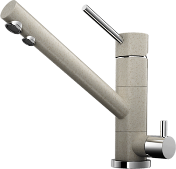 Фото товара: Omoikiri Tonami-SA, смеситель, гранит, бежевый