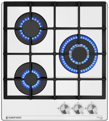 Детальное фото товара: MEFERI MGH453WH GLASS POWER газовая поверхность