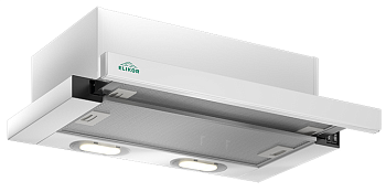 Фото товара: Elikor Интегра GLASS 60П-400-В2Л белый/стекло белое